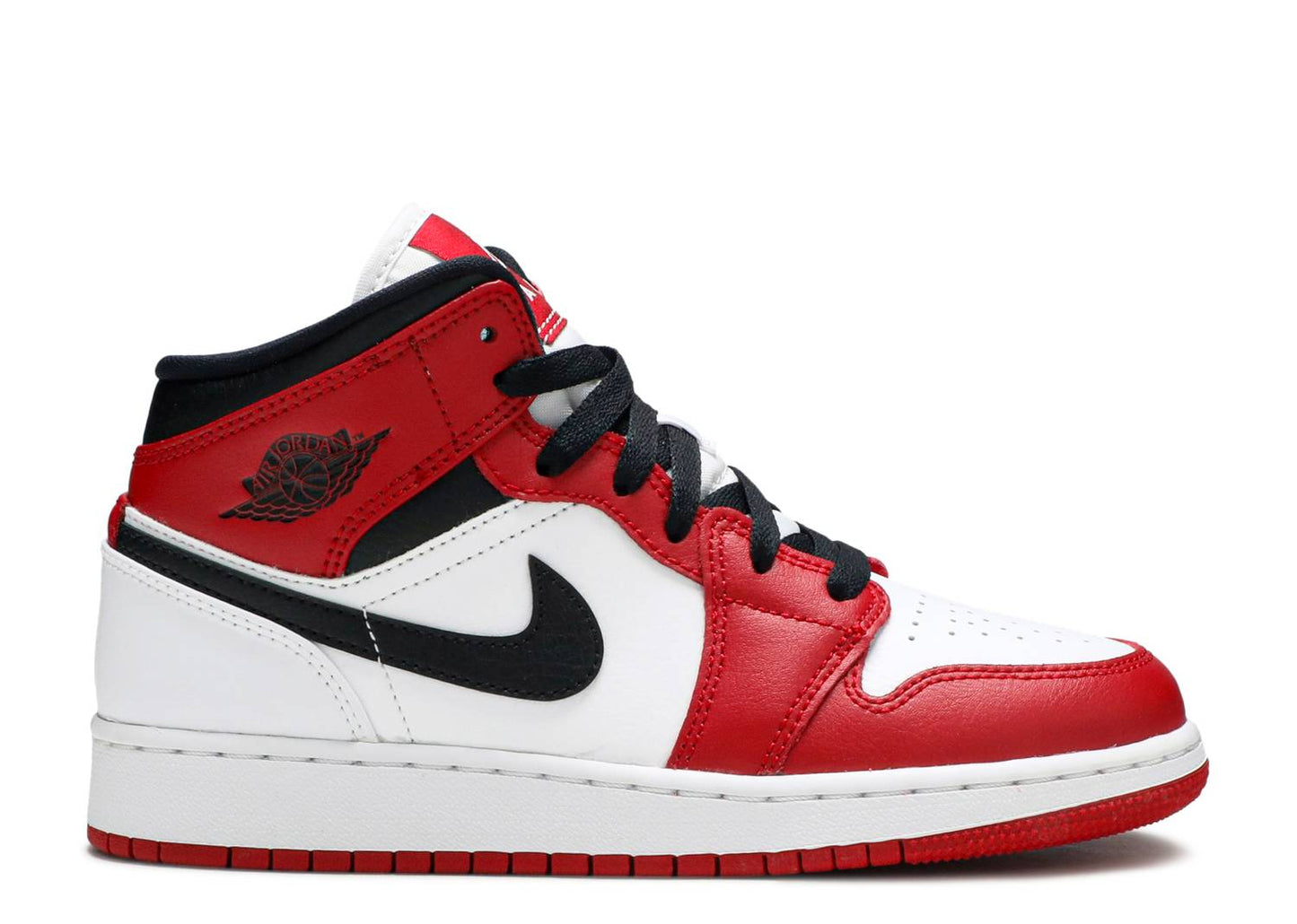 Jordan 1 Mid Chicago White Heel (GS)