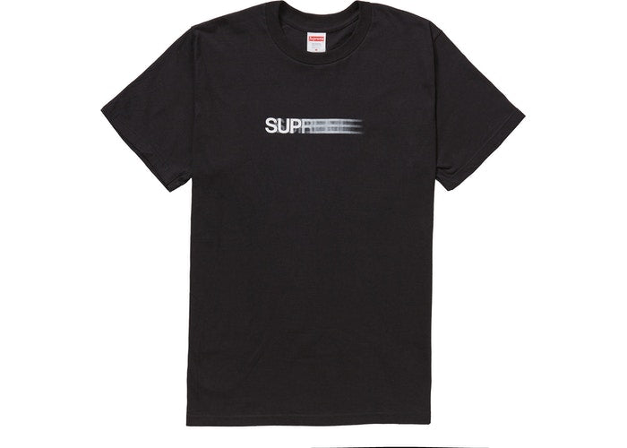 Supreme Motion Logo Tee (SS20) Black – Lux Sneakers