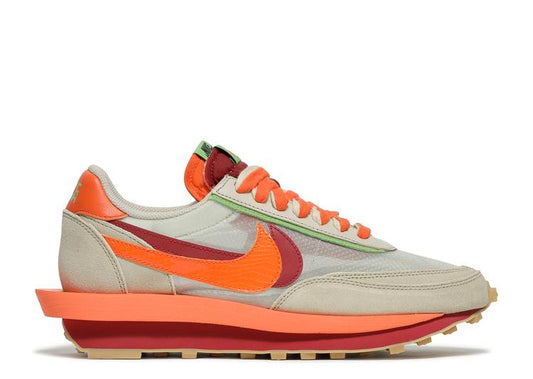 Nike Waffle Sacai CLOT Orange Blaze